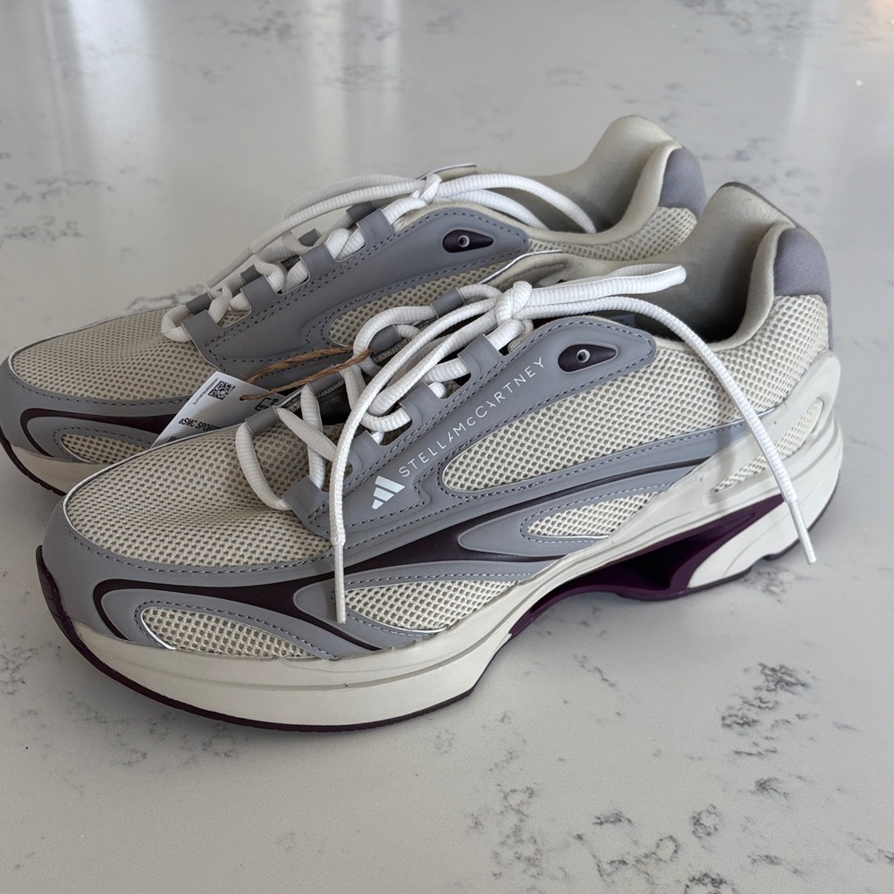 Stella McCartney Cream and Gray Women's Sneakers